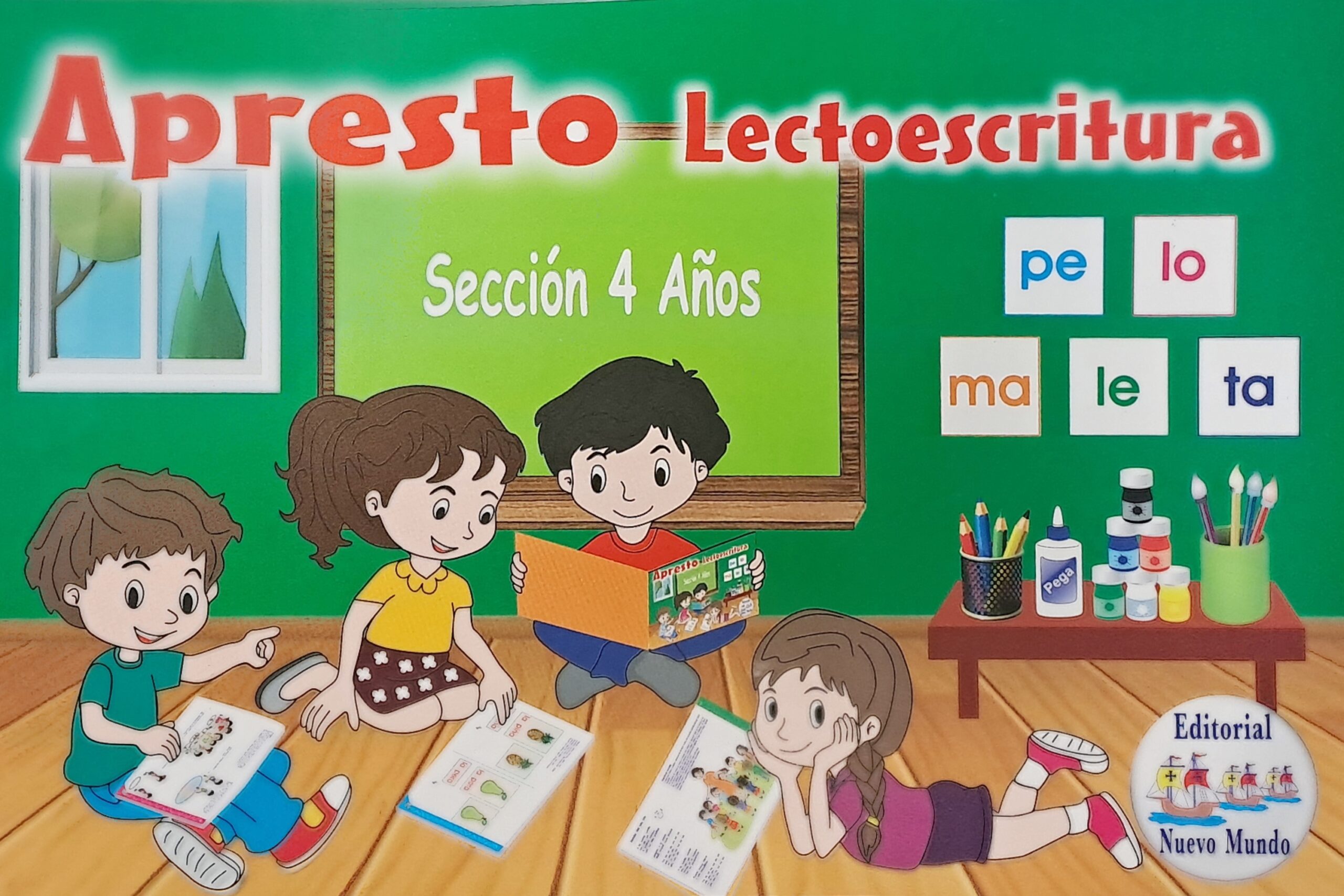 Libreta de Apresto Lectoescritura 4 años
