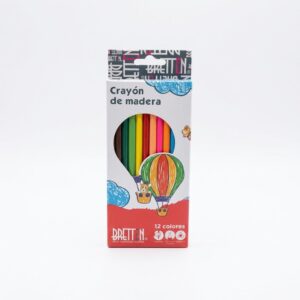 CAJA COLORES TRIANG. LARGOS X12 - BRETTON