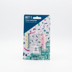 PAQ. VELAS LED NUMERO 2 - BRETTON