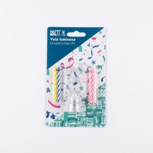 PAQ. VELAS LED NUMERO 6 - BRETTON