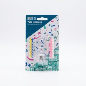 PAQ. VELAS LED NUMERO 9 - BRETTON