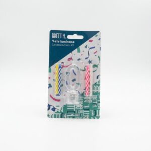PAQ. VELAS LED NUMERO 0 - BRETTON