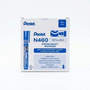 CAJA DE PLUMON N460 PERMANENTE AZUL - PENTEL