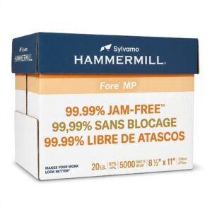 CAJA DE RESMA PAPEL B20 CARTA - 10 UNIDADES - HAMMERMILL